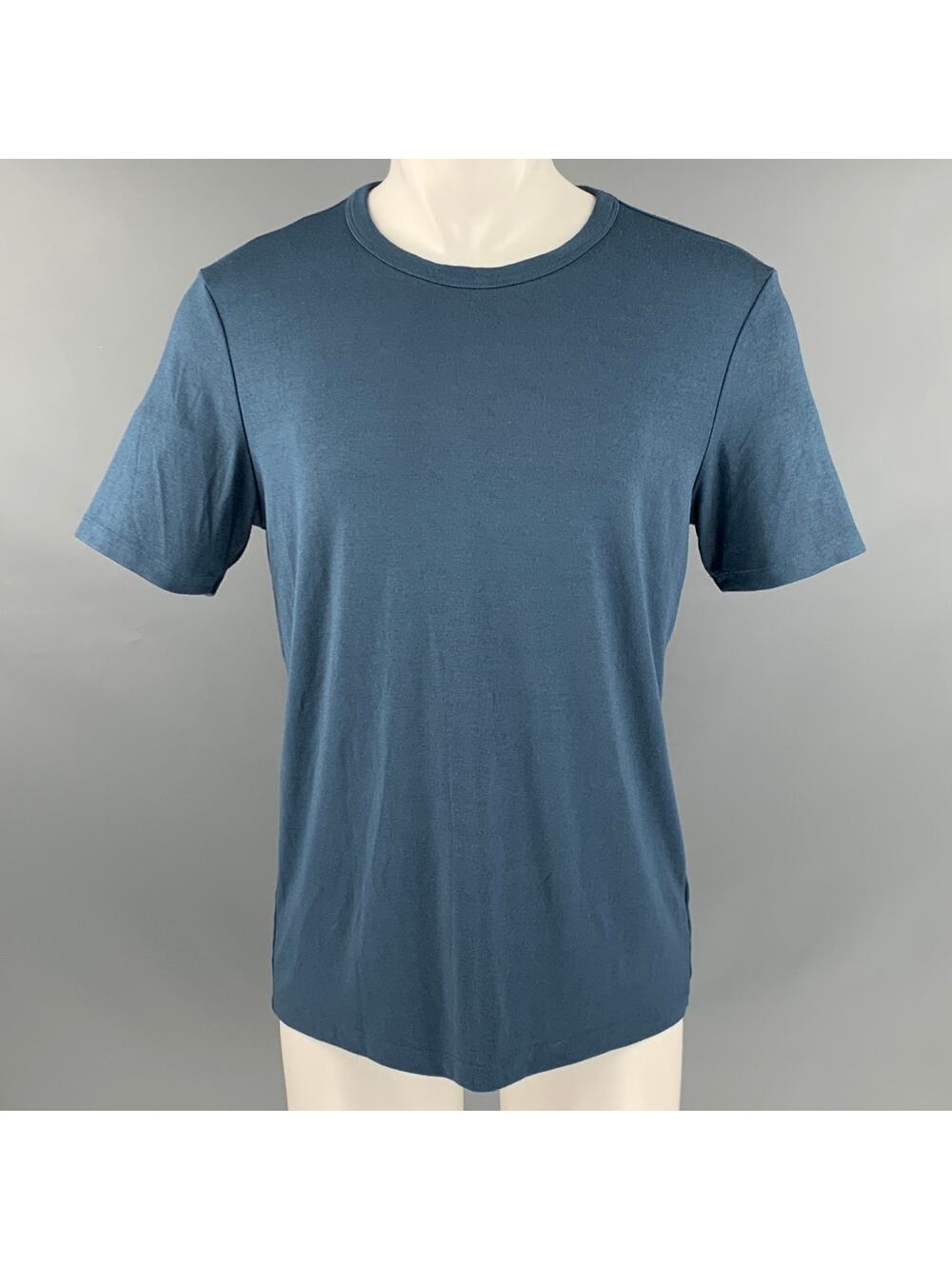 THEORY Size M Blue Modal Blend Jersey T-shirt